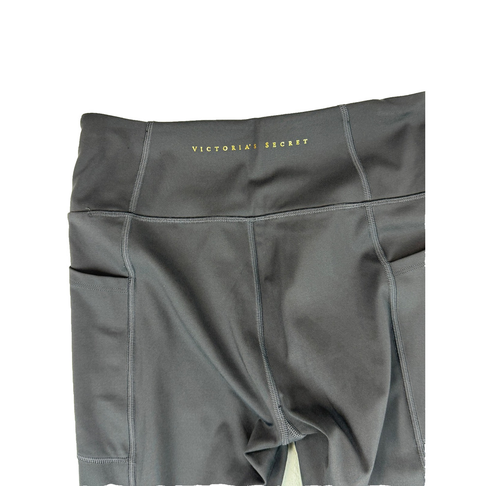 Victorias Secret Gray High Rise Pocket Leggings Size 6 Athletic Yoga Pants - Picture 4 of 10